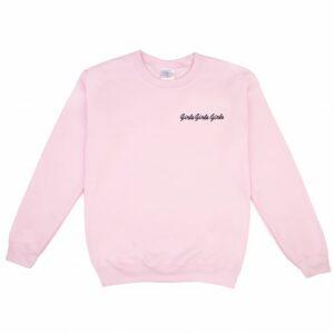 Girls Girls Girls Sweater - Pink